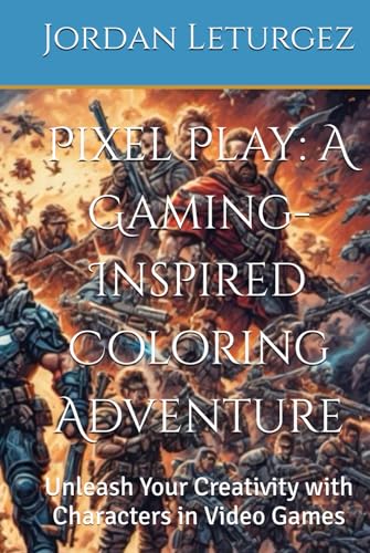 Pixel Play: A Gaming-Inspired Coloring Adventure: Unleash Your Creativity with Characters in Video Games image 2