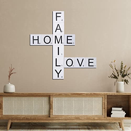 Décoration murale scrabble bois blanc 7Penn - 7