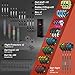 CyeeLife Soft Tip Darts Set - 12 Pack Professional Darts with 4 Colored Barrels, 24 Dart Flights, 50 Extra 2BA Tips for Electronic Dartboard - Perfect for Home, Pub & Party Games