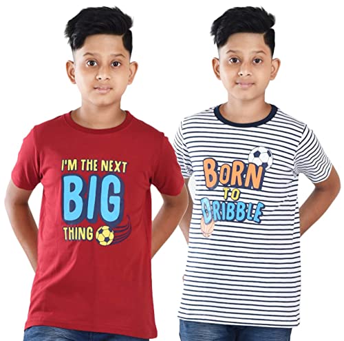 Image of Clothe Funn Boys T-Shirts Round Neck (Pack of 2)