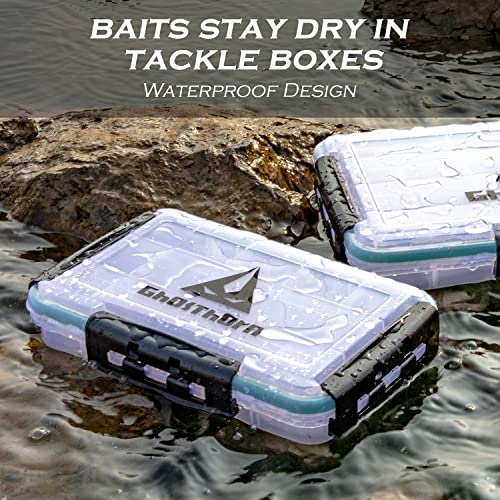 image for Ghosthorn Fishing Tackle Box, Waterproof 3600 and 3700 Tackle Trays, P