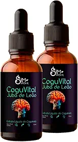 Kit 2 Unidades Extrato Juba De Leão - Hericium Erinaceus 50ml Coguvital