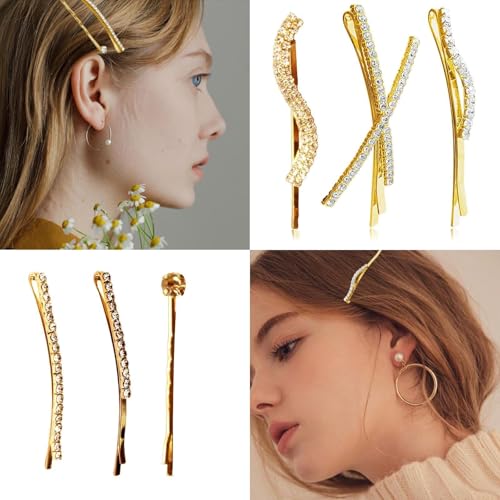 16 piezas de pasadores brillantes para cabello miniatura 3