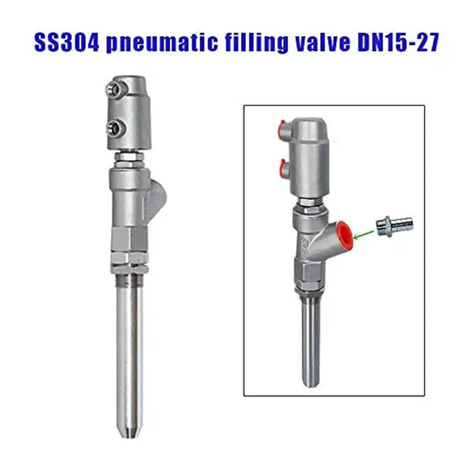 Anti-drip Pneumatic Valve Anti-Drop Filling Nozzle Filling Head Filling Machine Outlet Valve for Water Beverages Soy Sauce