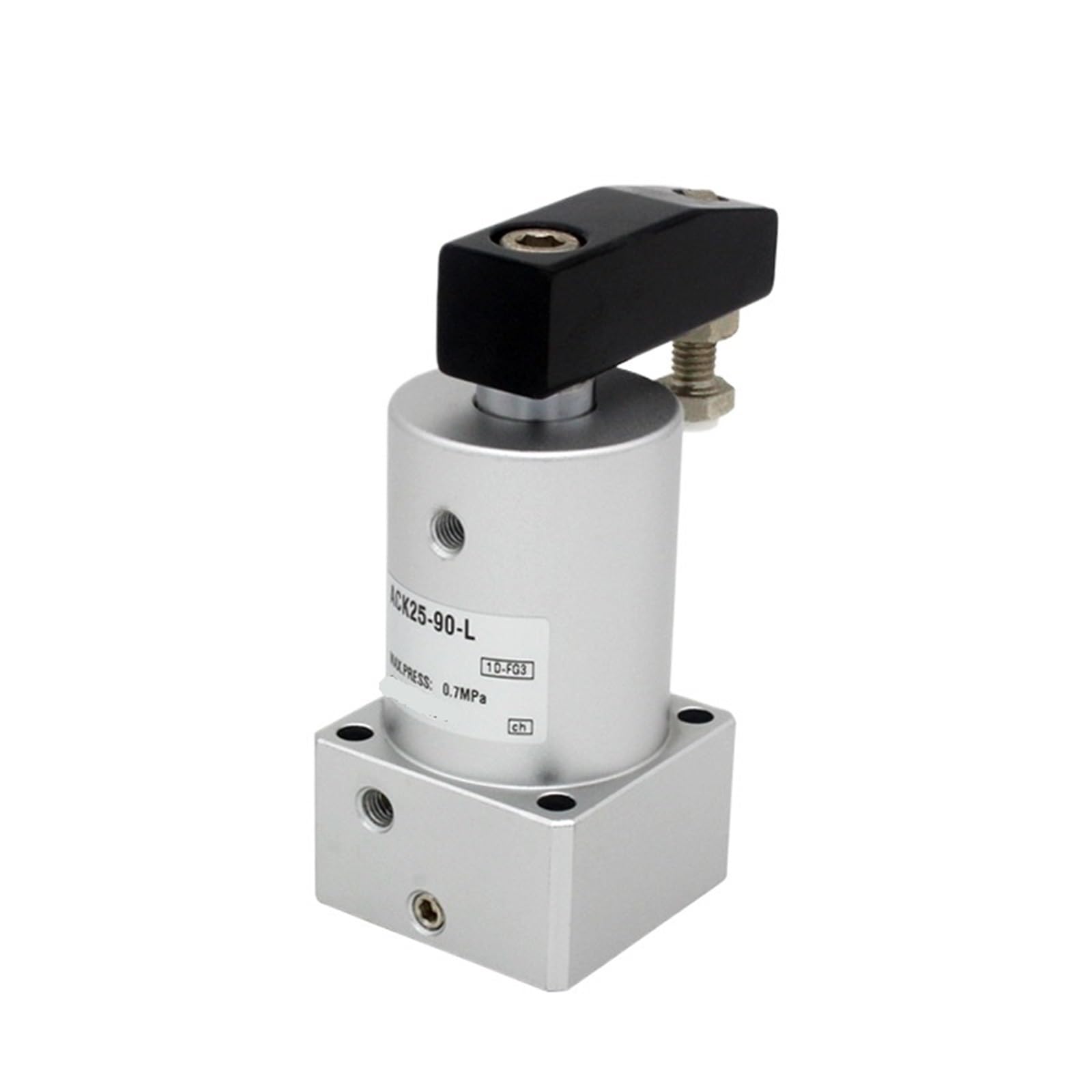Vérin pneumatique rotatif ACK32X90-R avec serrage puissant et pivotement à 90°