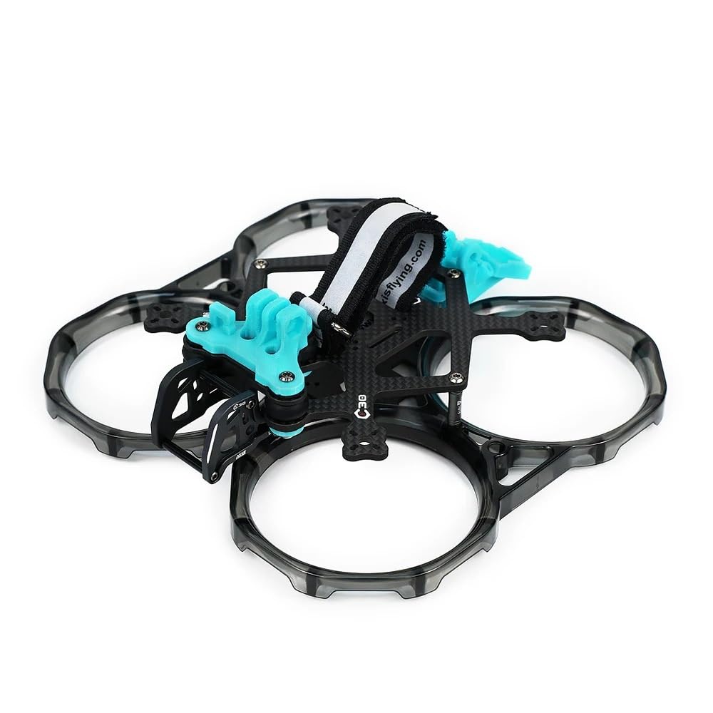 per AxisFlying Cineon C30 3 Pollici FPV Drone Frame Kit Cinewhoop Supporto per DJI O3 per RC FPV Freestyle Racing Drone(Blue)