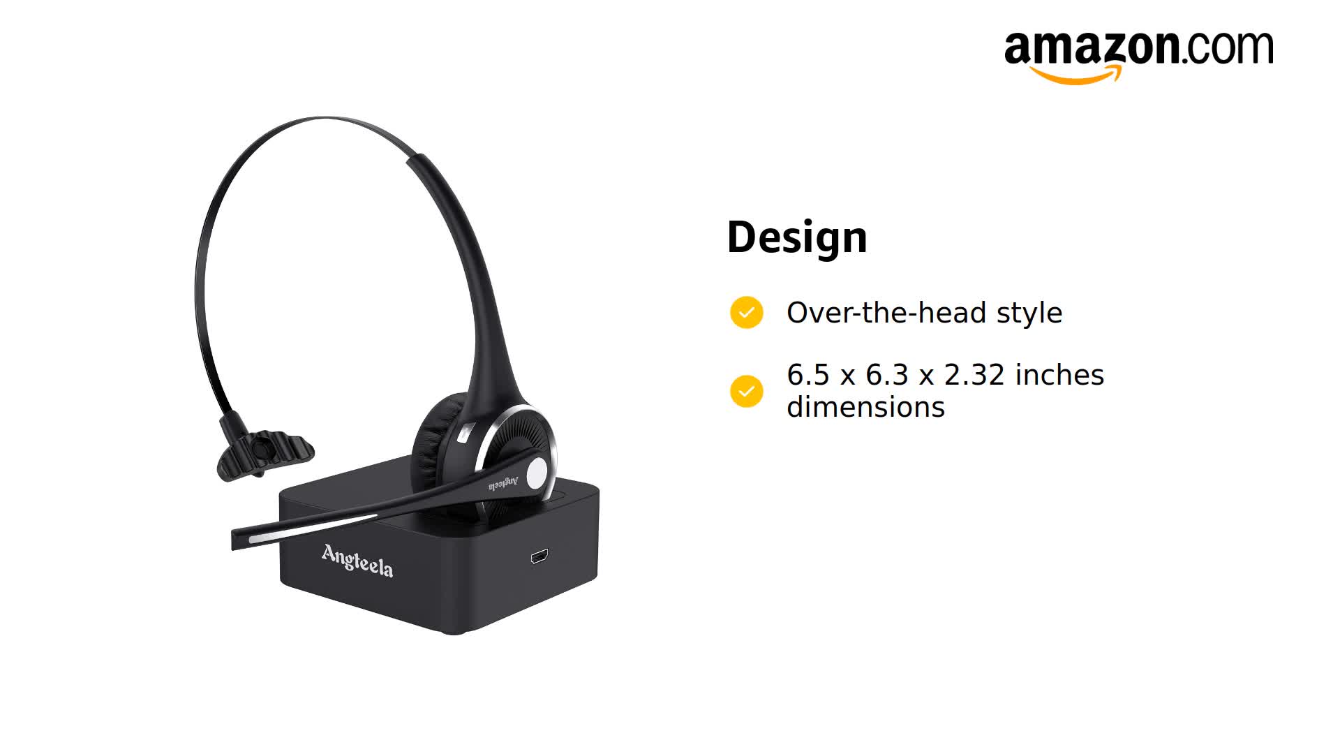 Over Ear Wireless Bluetooth Headset Headphones With Microphone For