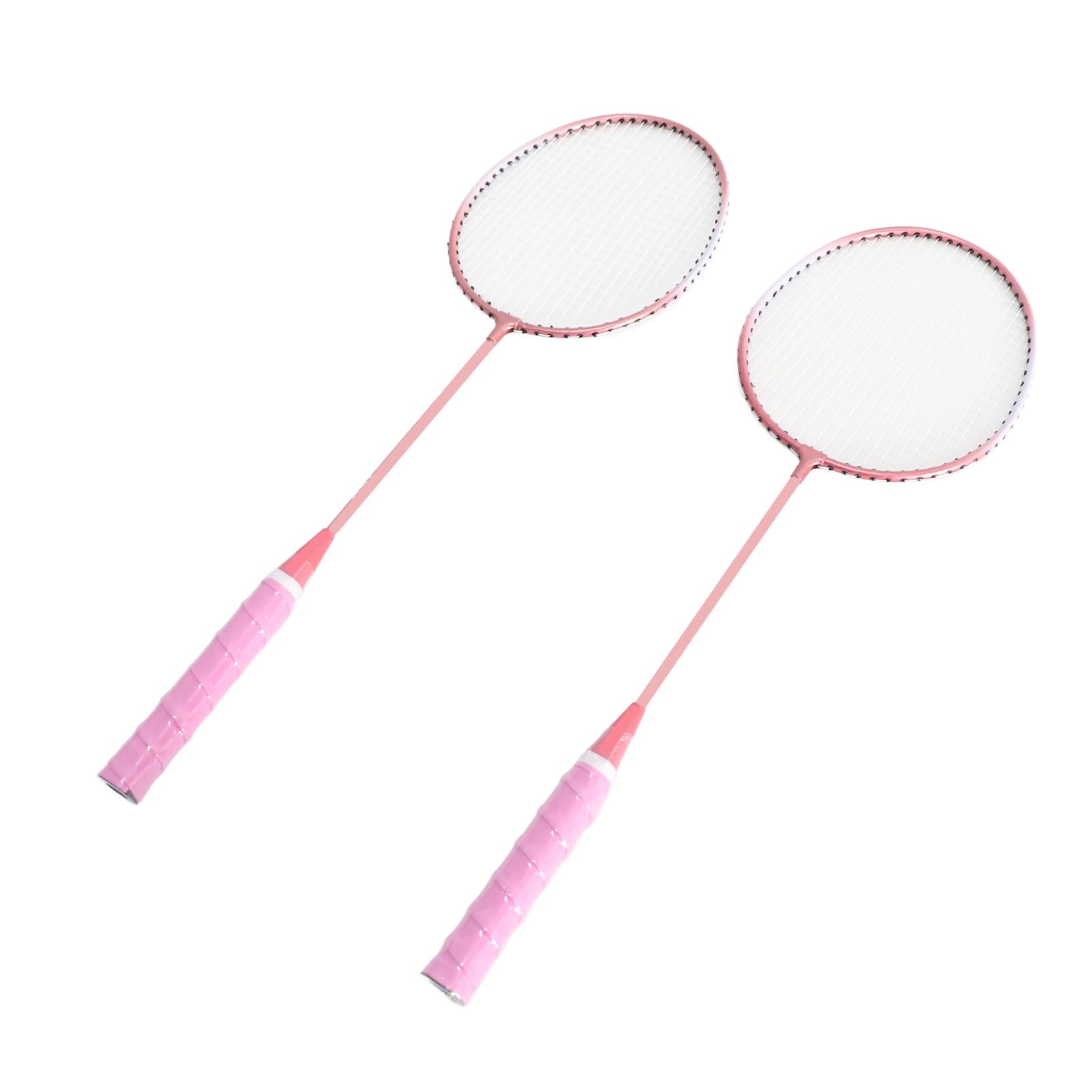 Sorandy 2 Piezas de Raquetas de Bádminton con Bolsas de Transporte de Shuttlecocks, Raquetas de Bádminton de Deportes de Metal para Juegos Al Aire, para Adultos y Adolescentes