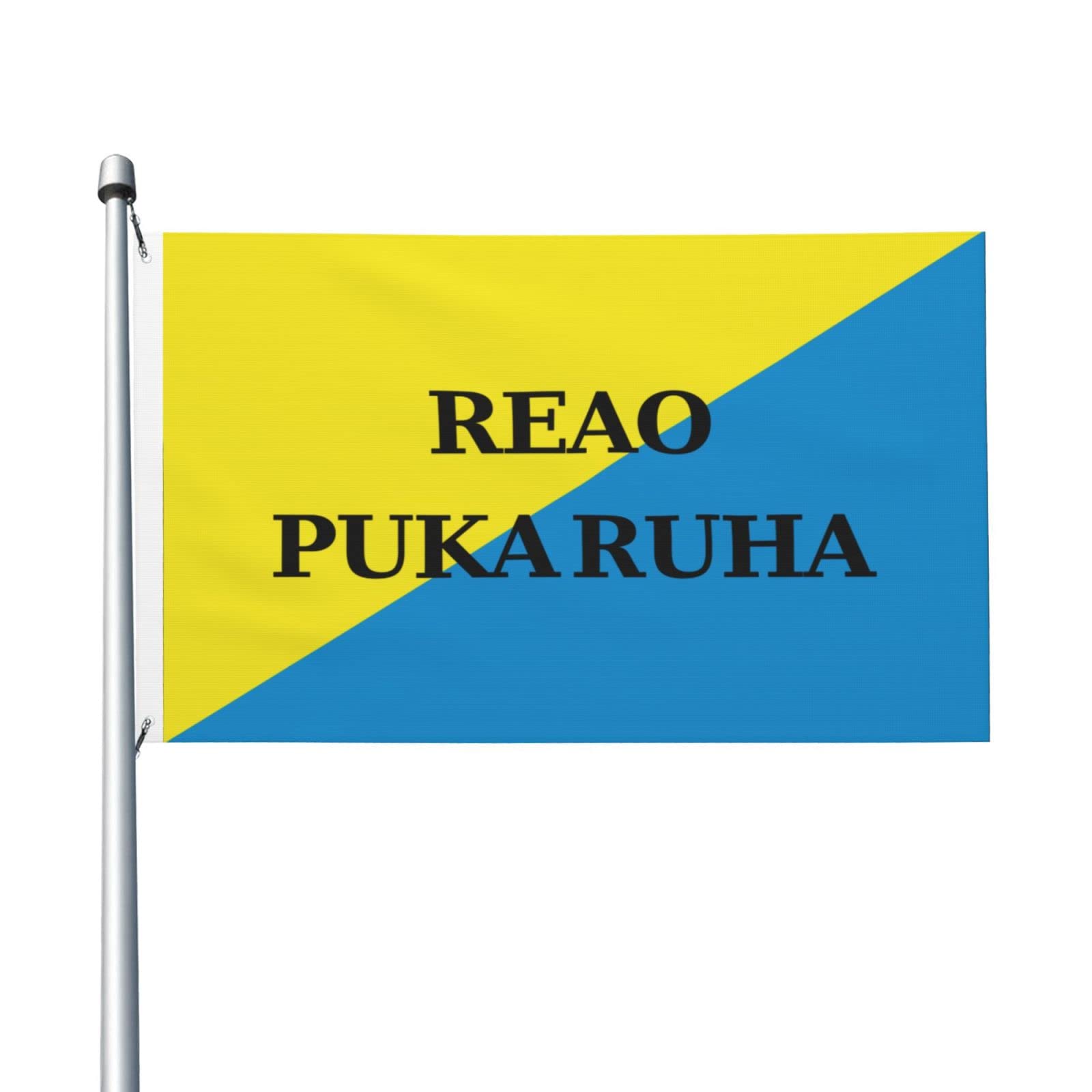 Imeegien Double-Sided Flag Of Reao Pukaruha Flags 3x5 Ft Outdoor Decoration Flag Lightweight Banner Home Party Flags Yard 3by5 Flags