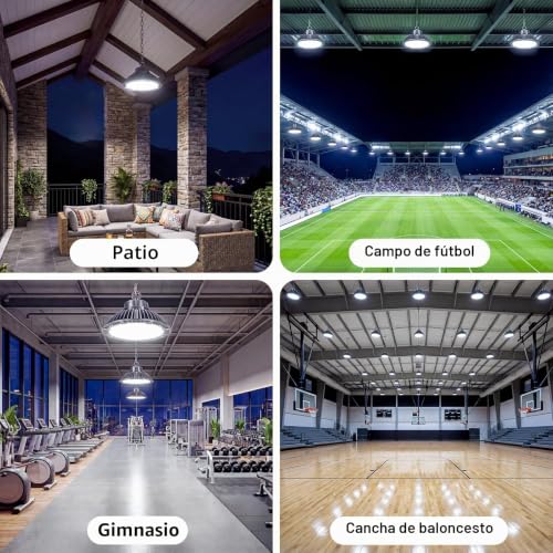 Iluminación Comercial Impermeable IP65 l lámpara industrial LED alta bahía 200W 6