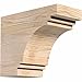 Ekena Millwork RFT06X10X12PEC00SDF Pescadero Smooth Rustic Wood Rafter Tails