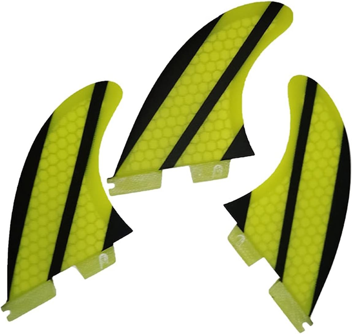 Surfboard Tail Thruster 3Pcs Surfboard Tail Rudder Surf Fin Glass Carbon Fiber Material Tail Fin for Surfboard Modification (Color : 5) (12)