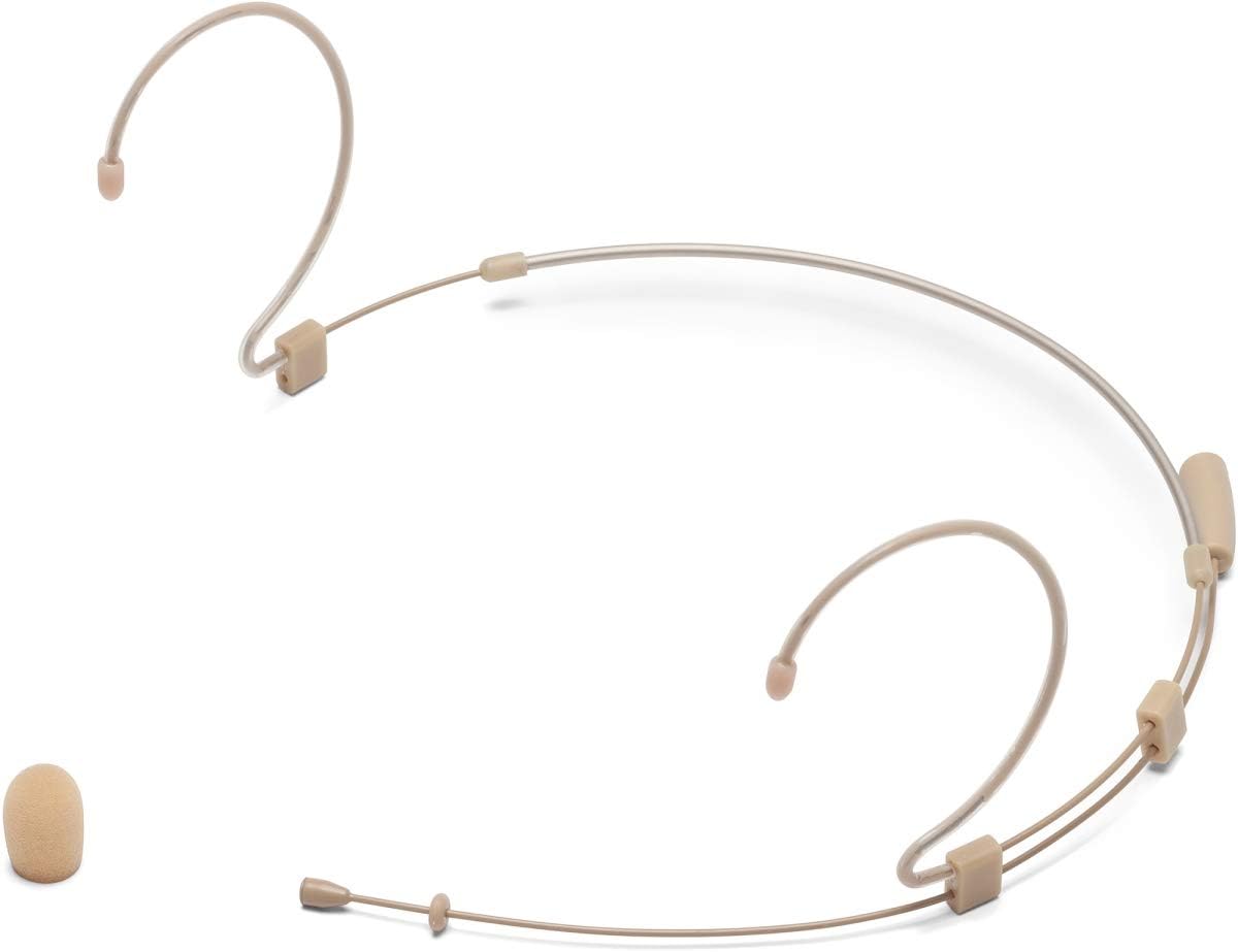 DE10X Headset Microphone Mic w/4 Adapters, 3mm Capsule, Clip, Windscreens