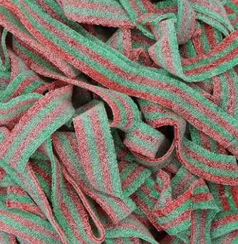 The Nutty Fruit House Sour Belt Collection Gummy Candies (Strawberry Apple, 6.6 Pound (Pack of 1))