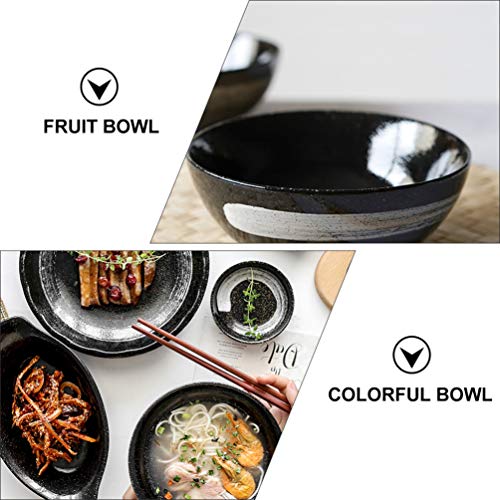 Tigelas de cereais de cerâmica estilo japonês da Yardwe, tigelas de sopa de 680 g, tigelas de salada