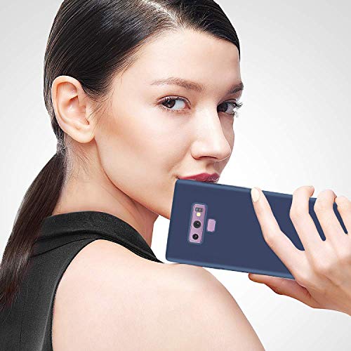 Image of Case Creation Luxurious OG Series for Samsung Galaxy A6 Plus Case Cover,Anti-Dirty Slim Case Frosted Matte Cute Candy TPU Raised Bezel (Splash of Color) Back Cover for Samsung A6 Plus -Navy Blue
