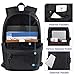 YOREPEK Slim Laptop Backpack, Anti Theft Backpack with USB Charging Port, Travel Durable College Daypack, Water Resistant Business Bag Fit 15.6 inch Laptops, Nice gift for Men Women, Black