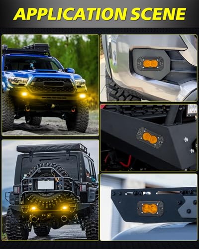 Lámparas LED Ámbar Flush Mount 40W CREE para Vehículos miniatura 6