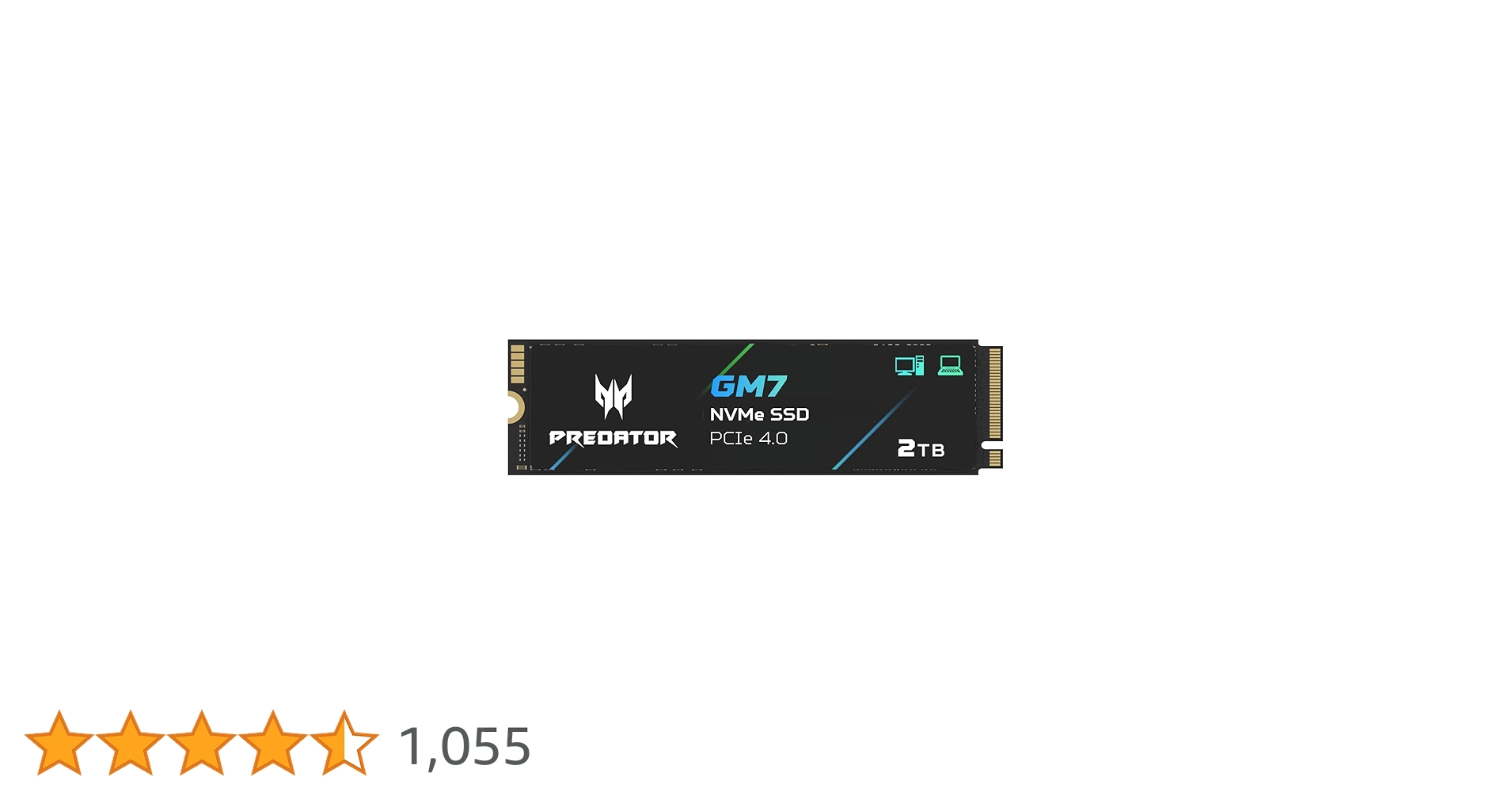 Amazon | Acer Predator M.2 SSD 2TB GM7 NVMe2.0 2280 PCIe
