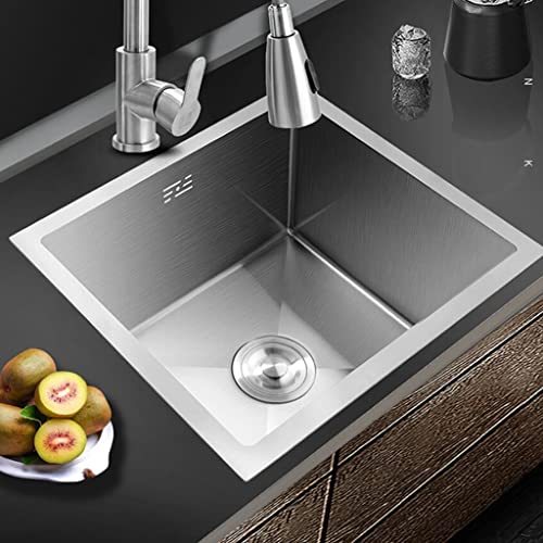Évier carré argenté encastrable compact idéal pour studio cuisine et balcon - 4