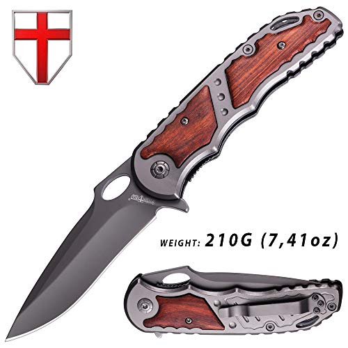 Pocket Knife - Spring Assisted Knife - Tactical Survival Folding Knives - Best