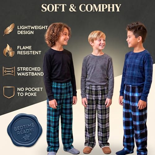 image for Mad Dog Concepts Boys Pajama Pants - Soft Micro Fleece PJ Bottoms for 