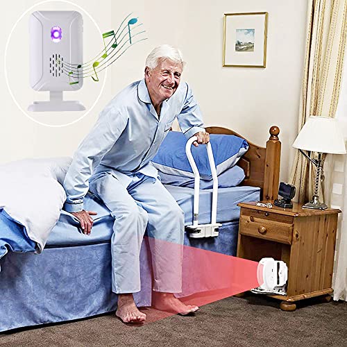 Caregive Pager Bed Alarm and Fall Prevention for Elderly Dementia Patients,Wirelesss Motion Sensor Alert for Home Security/Kid Safety (1 Motion Sensor 1 Receiver) - Image 3