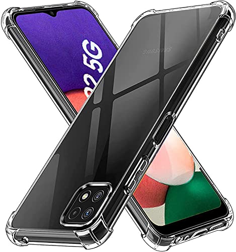 Helix Rubber Soft Bumper Transparent Silicon Shockproof Slim Back Cover Case for Samsung Galaxy A22 5G (B09D41N6DQ) Amazon Price History, Amazon Price Tracker