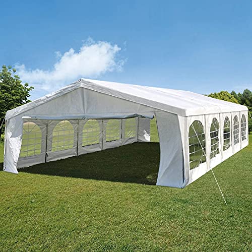 Quictent 20' X 32' /6M X 10M Galvanized Heavy Duty Party Tent Wedding Canopy Gazebo Carport Shelter With Carry Bags #TOP1