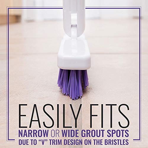 Fuller Brush Tile Grout E-Z Scrubber Complete - Lightweight Multipurpose Power Surface Scrubber & Cleaner Brush - Perfect For Cleaning Hard To Reach Areas #TOP5