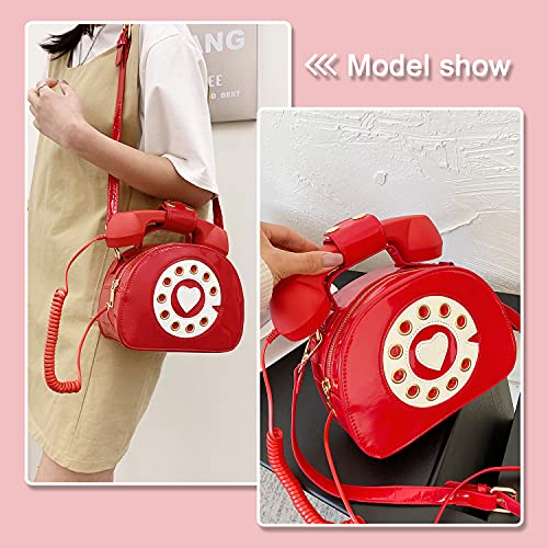Bolso Divertido Teléfono para Mujer Color Rosa miniatura 6