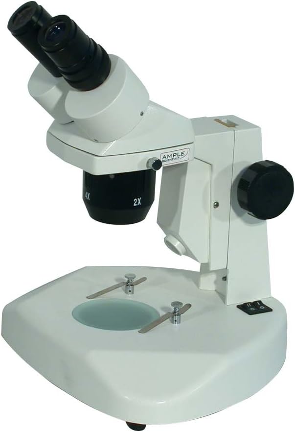 SM-13LL Standard 1X and 3X Objectives Upper and lower Dual Magnification Binocular Stereo Microscope, LED Illumination, WF10X/19 mm Eyepiece