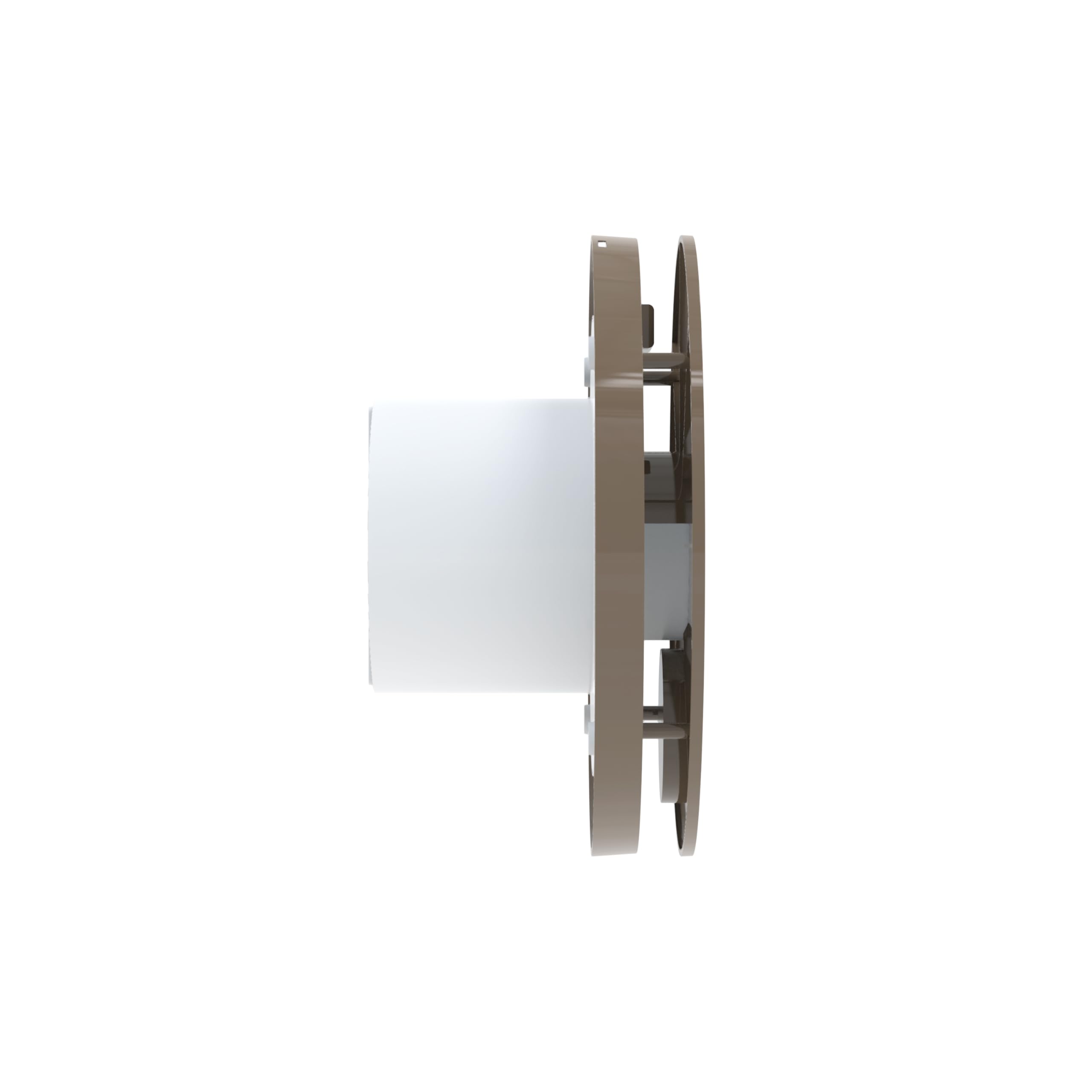 plikc Aspirador WiFi de pared de aspiración axial serie Ario W – Alimentación 230 Vac – 100% Made in Italy (gris topo, orificio Ø90)