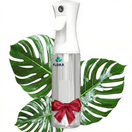 Flora Premium Plant Mister Spray Bottle for Gentle & Fine Mist for Precision Hydration, Dispersed...