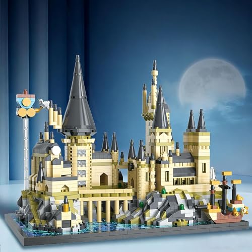 Image of SKY LINE OCEAN Magic Castle Building Blocks Set (2700+ PCS) | Fantasy Medieval Architecture Model Kit for Teens & Adults | Detailed Collectible Display Decor | 5 Year Structural Warranty