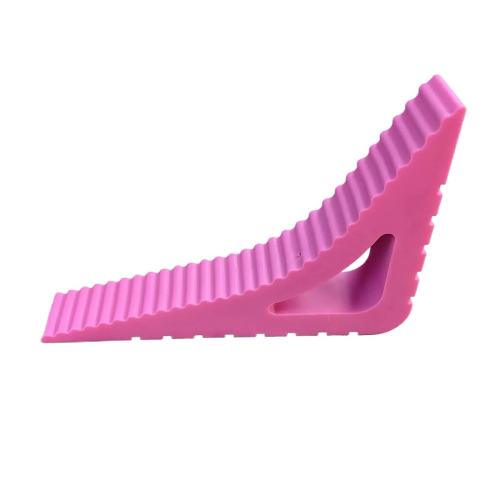 Xctdsvah Pink Door Stop Rubber Reusable Floor Block Door Wedge Doorstops Home Window Limiter Office Anti-Collision(Pink)
