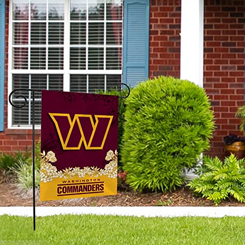 Image of Rico Industries NFL Standard /Primary 13 inch x 18 inch Double Sided Garden Flag - Great Gift for Men, Women, & Fans