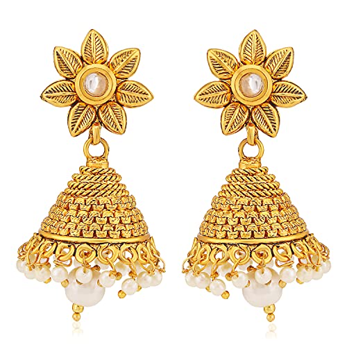 Floral Design Necklace Set (N71908GLDPGA092017SK)