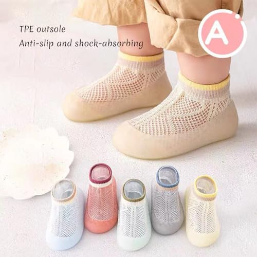 Tiny Explorings Sock Shoes,Baby Walking Shoes,Toddler Non-Slip Breathable Mesh Elastic Shoe for Baby Boy Girl 6-24 Months4