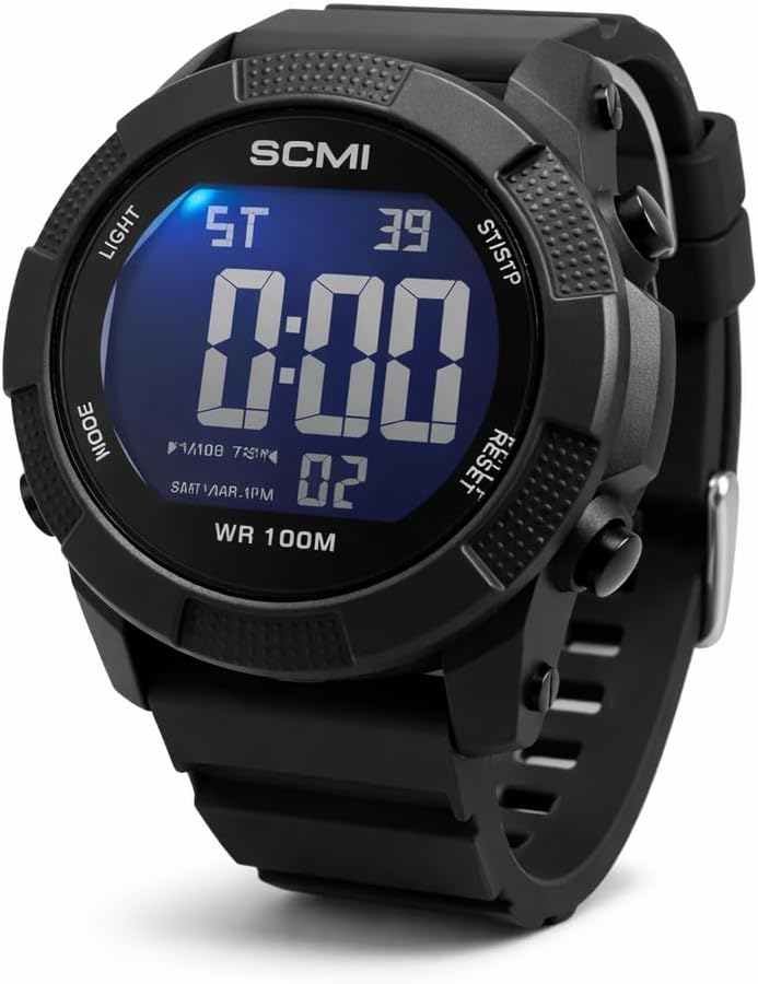 Relogio Masculino Esportivo Super Estiloso Resistente Pulseira Borracha Luz interna Leve