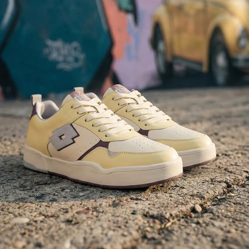 Image of Lotto Men Hoop Star OG Leather Sneakers