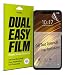Ringke Dual Easy Film 2 Pack Compatible with Xiaomi Pocophone F1 High Resolution Anti-Smudge Coating Easy Application Case Friendly Screen Protector for Poco F1