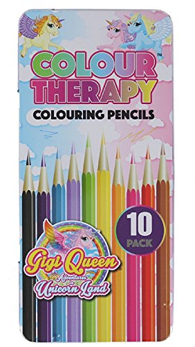 PMS 10PCE UNICORN DES COLOURING PENCILS IN TIN CASE 24/D-BOX