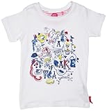  Cakewalk CN03 gemusterte Girl\'T-Shirt Summer Gr. 110, Weiß - White Crisp