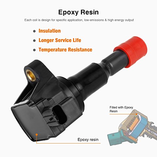 Ignition Coil Pack Of 4 Replacement For Uf581 C1578 Uf-581 1.5L L4 #TOP3