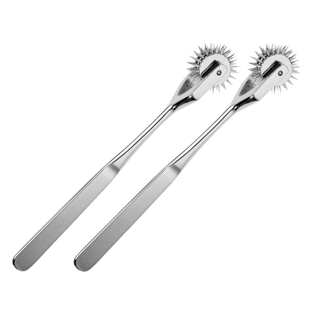 Lot de 2 roues nerveuses de Wartenberg - 3 roues - En acier inoxydable