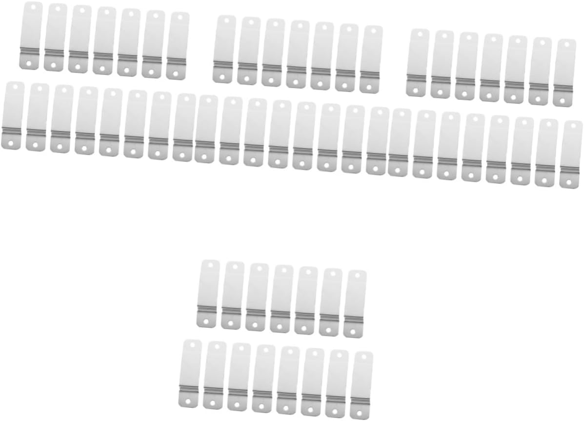 ARTIBETTER 60pcs Iron Tape Measure Holders Tool Clips for Ladders Walls Toolboxes and More