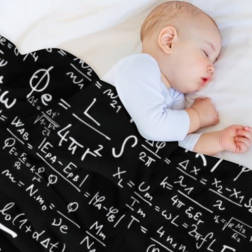 Anceky Math Formulas Science Throw Blanket for Couch Sofa Lightweight Fleece Plush Blankets Bed Home Living Room 30"x40" - Image 6