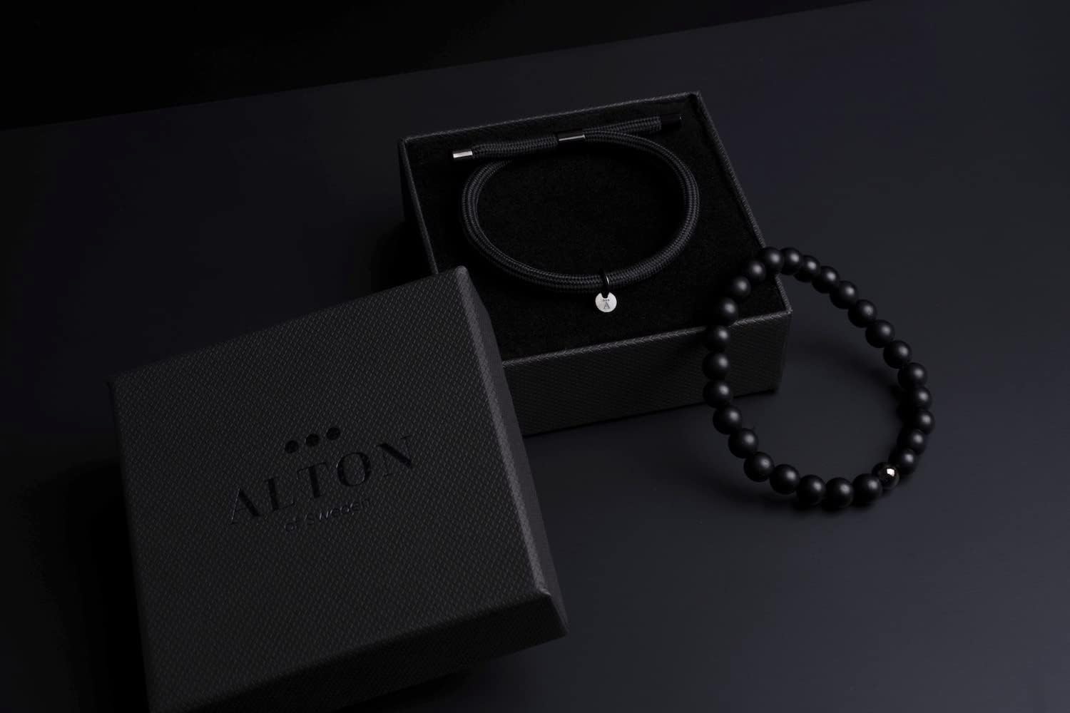 Handcrafted in Italy | Premium Beaded Bracelet for Men | Black Onyx, Brown Tiger’s ... - Image 7