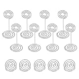 Tamaño del soporte: 3,5 x 8,5 cm. * H), diámetro de los soportes del anillo: 3,4 cm, mostrar las tarjetas verticales u horizontalmente.